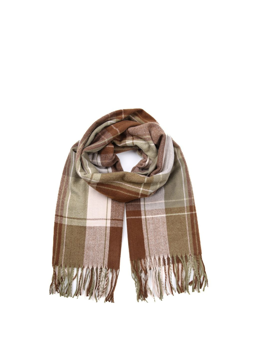 Палантин женский клетка шерсть ГОДАРД LuckyLOOK 930-032 (362556411)