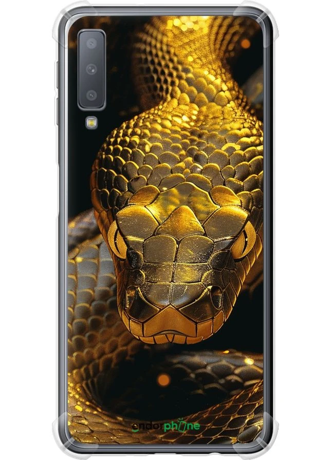 Чехол на Samsung Galaxy A7 (2018) A750F Golden snake "6072sp-1582-70447" Endorphone (364277536)