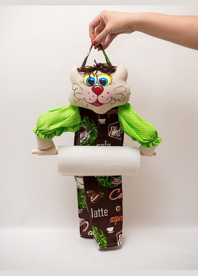 Кот держатель для полотенец. No Brand (336960414)