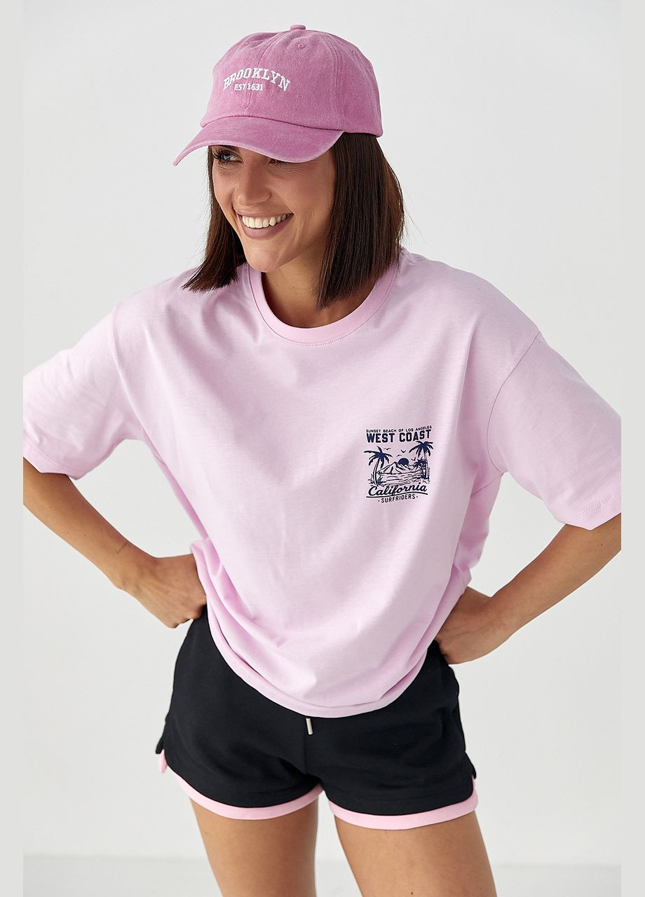 Футболка з принтом California Lurex - (334451618)