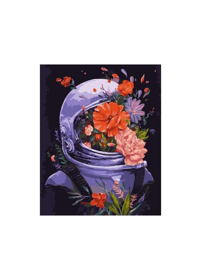 Картина по номерам Космические цветы, (40х50 см) Strateg (293422243)