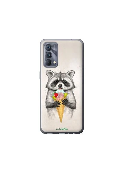 Чехол на Realme GT Master Енотик с мороженым "4602u-2852-2448" Endorphone (377851757)