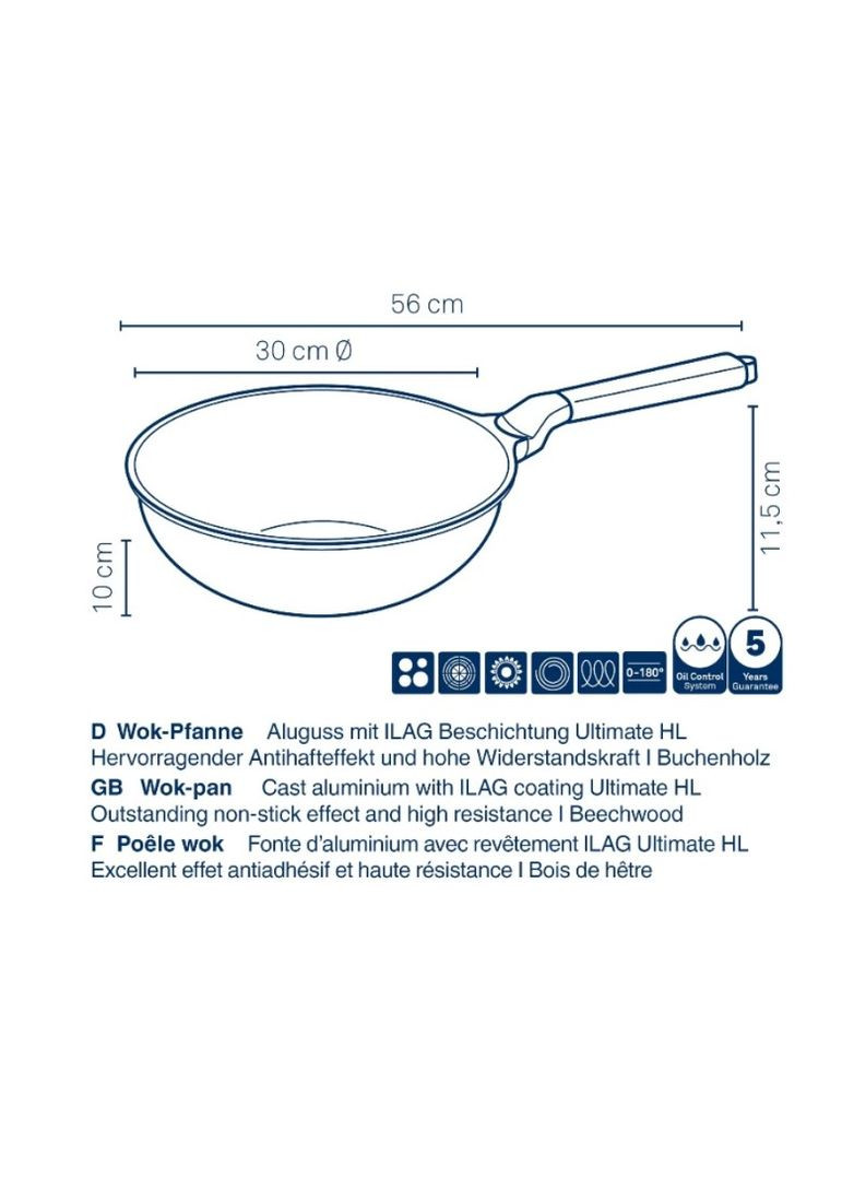 Вок Vitana, 30 см (10087) Kela (370641682)