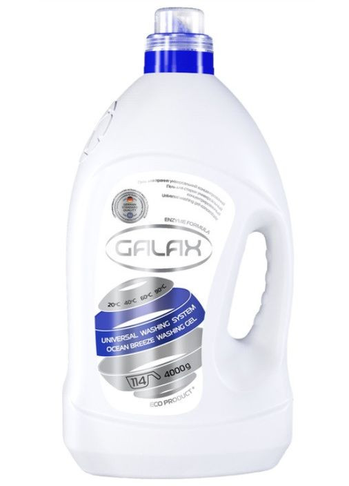 Гель для стирки 4л универсальный концентрированный Ocean Breeze Galax (365730988)