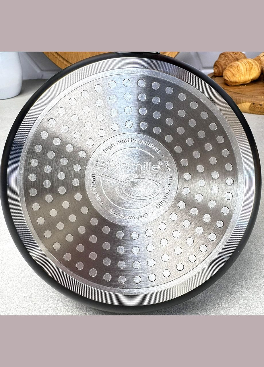 Сковорода мини алюминиевая с антипригарным покрытием 16 см Kamille (311601833)