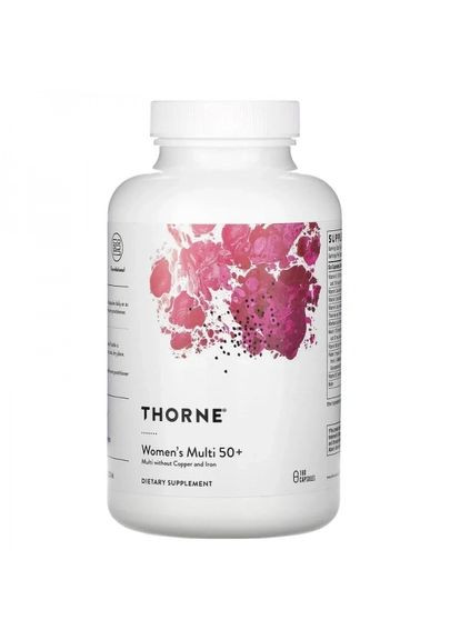 Мультивітаміни для жінок 50+, Women's Multi,, 180 капсул (THR01131) Thorne Research (266265520)