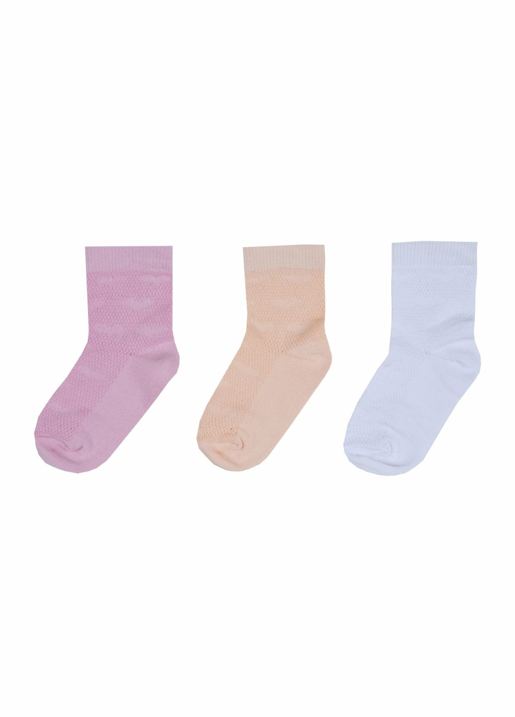 Набір дитячих літніх шкарпеток для дівчинки сітка NSD-995/3 (комп.3 пари) GABBI (351781406)