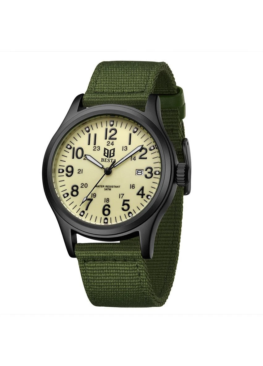 Наручний годинник чоловічий Command Green Чорний (3501) Besta (387619224)