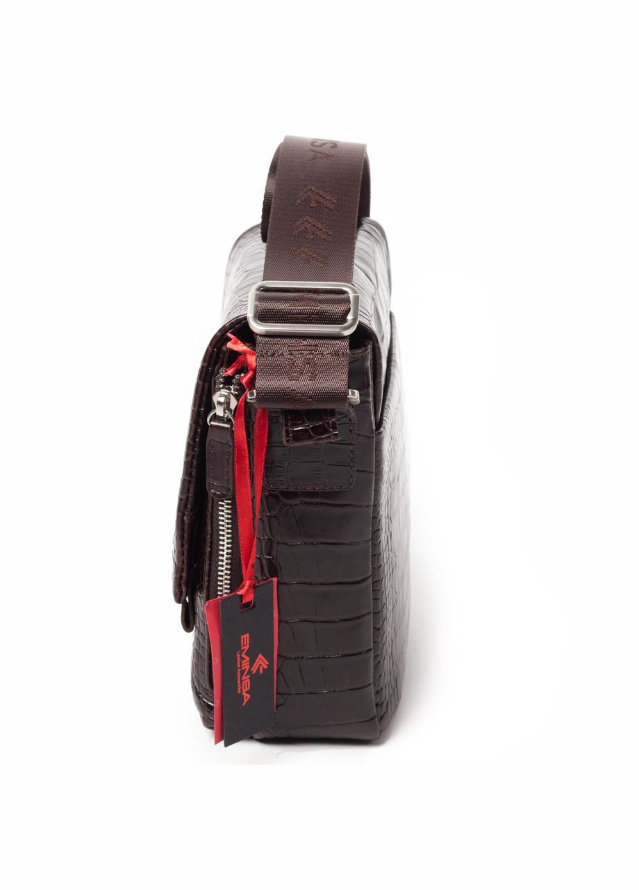 Чоловіча сумка шкіряна коричнева 6069-4-3 Eminsa (261481784)