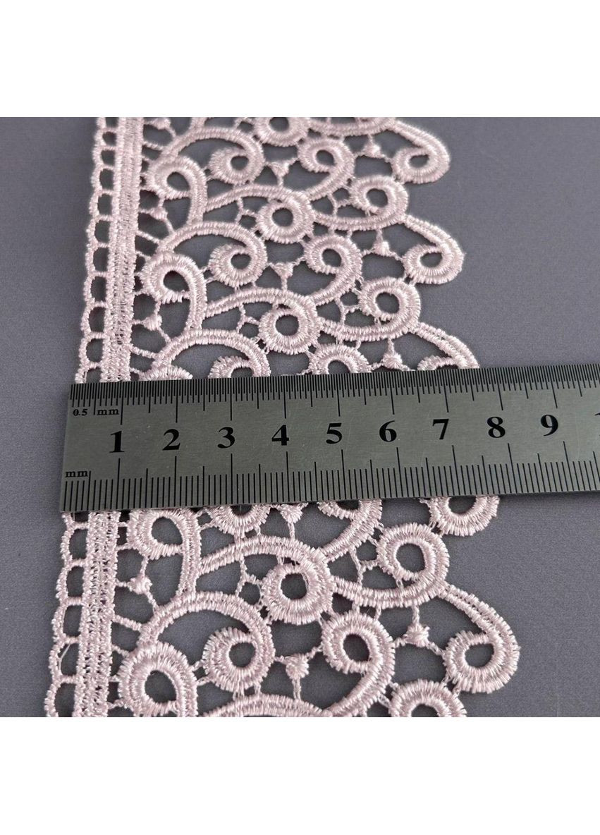 (1 метр) Кружево макраме 7,5 см "Сандра" - Розовый Plus-plus (352746876)