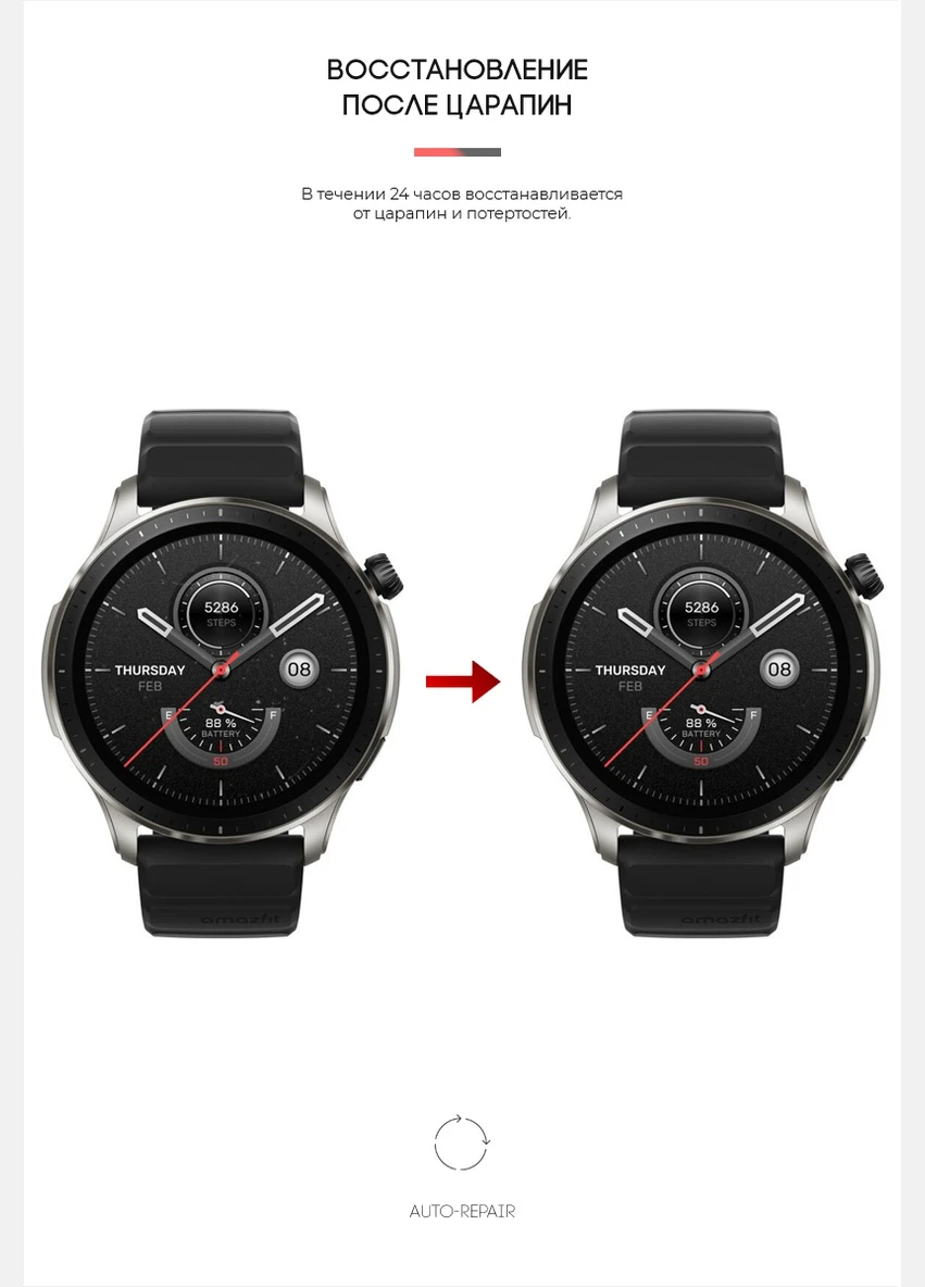 Гидрогелевая пленка для Amazfit GTR 4 6 шт. (ARM65220) ArmorStandart (343047858)