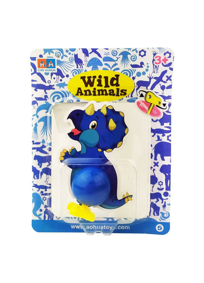 Игрушка заводная "Динозавр" 2030A 15 см Синий Bambi (363203554)