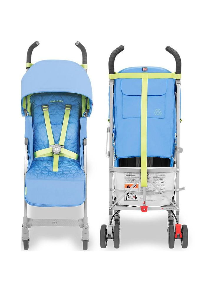 Коляска прогулочная QUEST Marina/Limeade, цвет голубой с салатовым (WD1G040582) Maclaren (307836005)