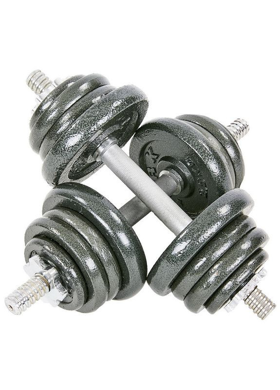 Гантели 2 шт по 12,5 кг разборные стальные Sport Lux 25 кг/33 см/25 мм No Brand (331157848)