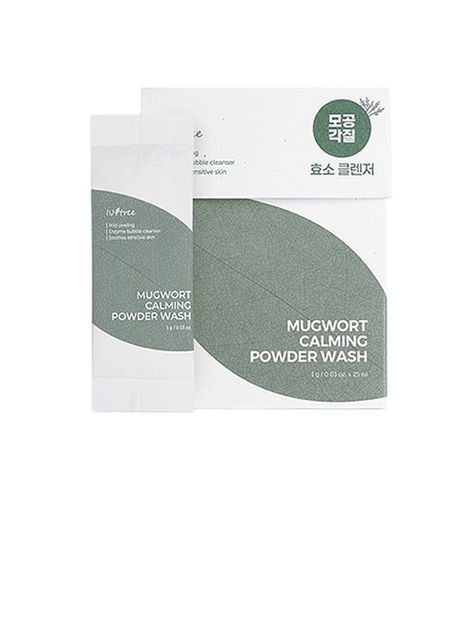 Пудра ензимна з екстрактом полину Mugwort Calming Powder Wash 1 г IsnTree (291882358)