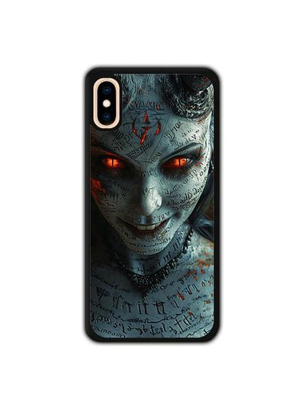 Чохол для Apple Iphone X Демон Чорний No Brand (302084618)