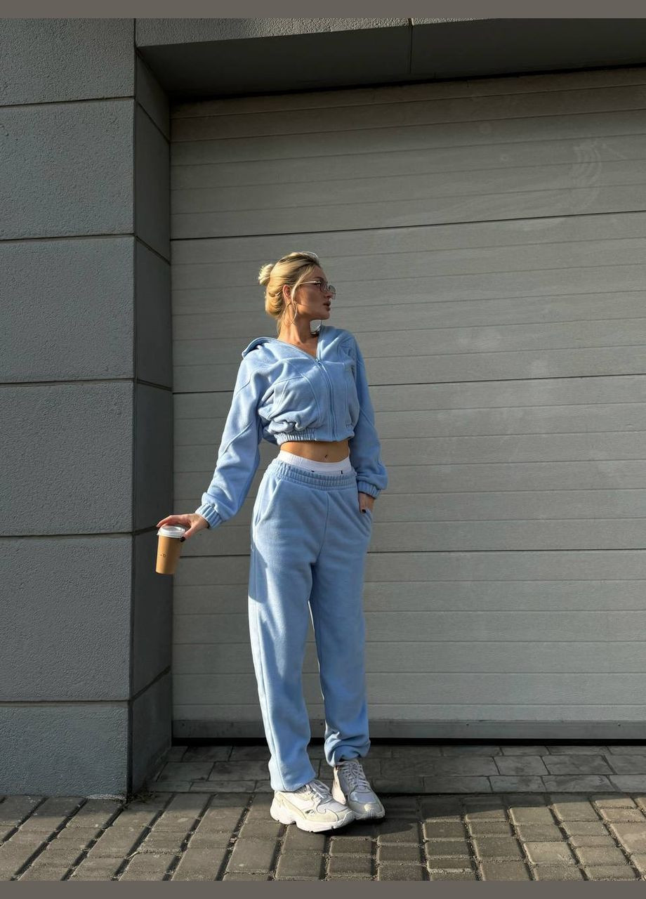 Теплый костюм двухсторонний турецкий флис No Brand Флісовий костюм (314765285)