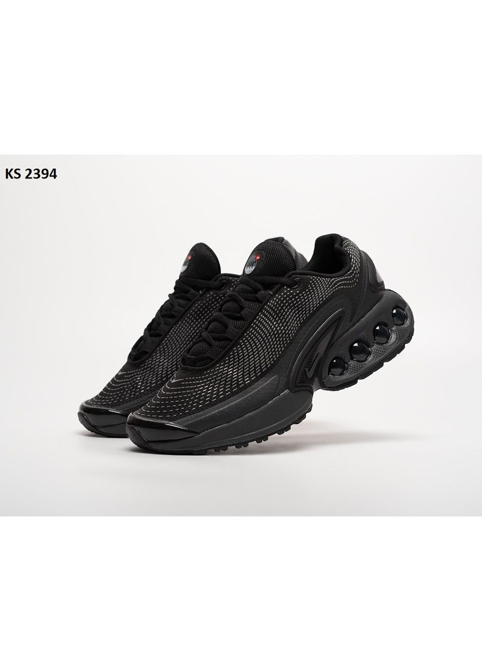 КРОССОВКИ ЖЕНСКИЕ NIKE AIR MAX DN BLACK НАЙК АИР МАКС ДН No Brand чёрные демисезоны (367168566)