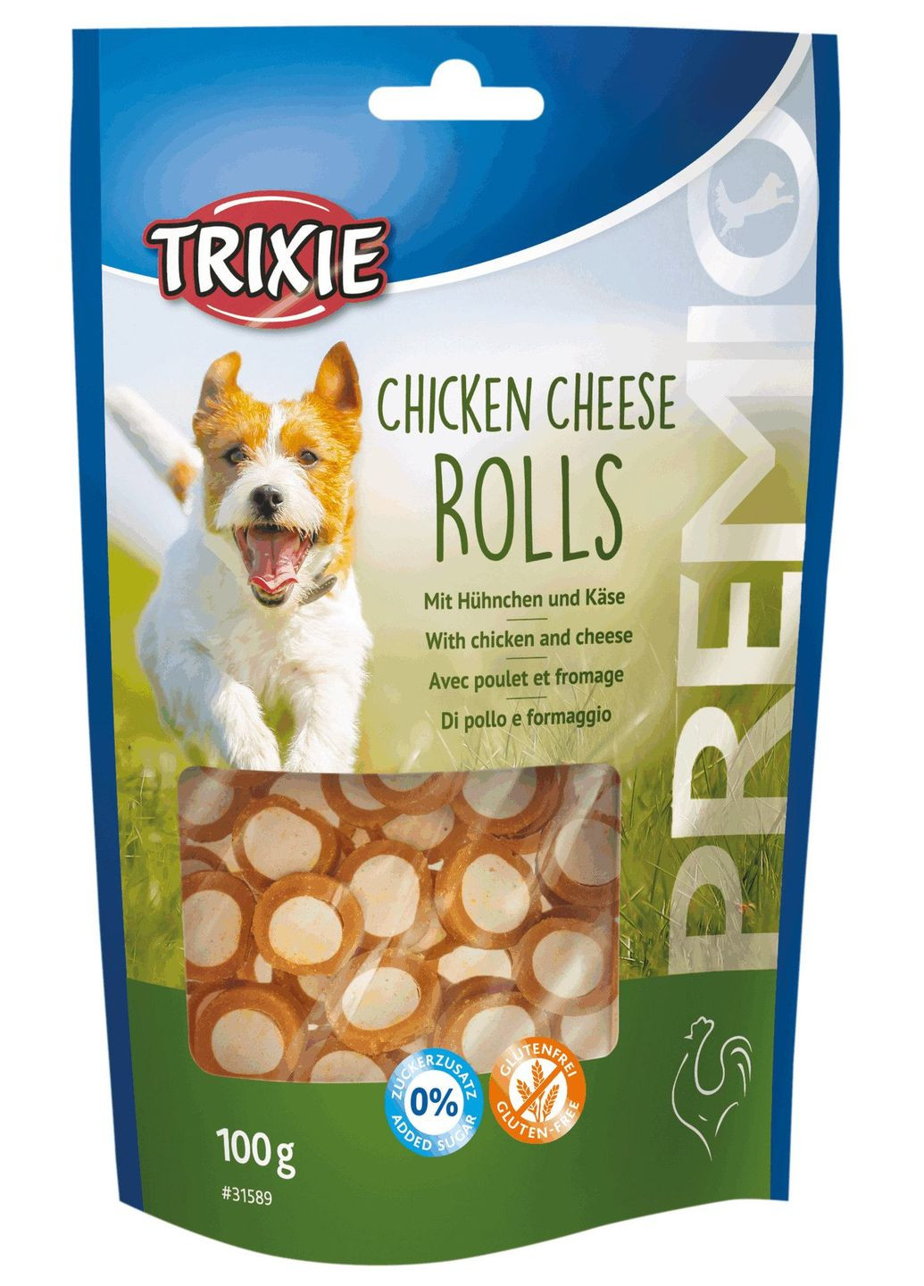 Лакомство Premio Chicken Cheese Rolls для собак роллы с курицей и сыром 100 г Trixie (299722159)