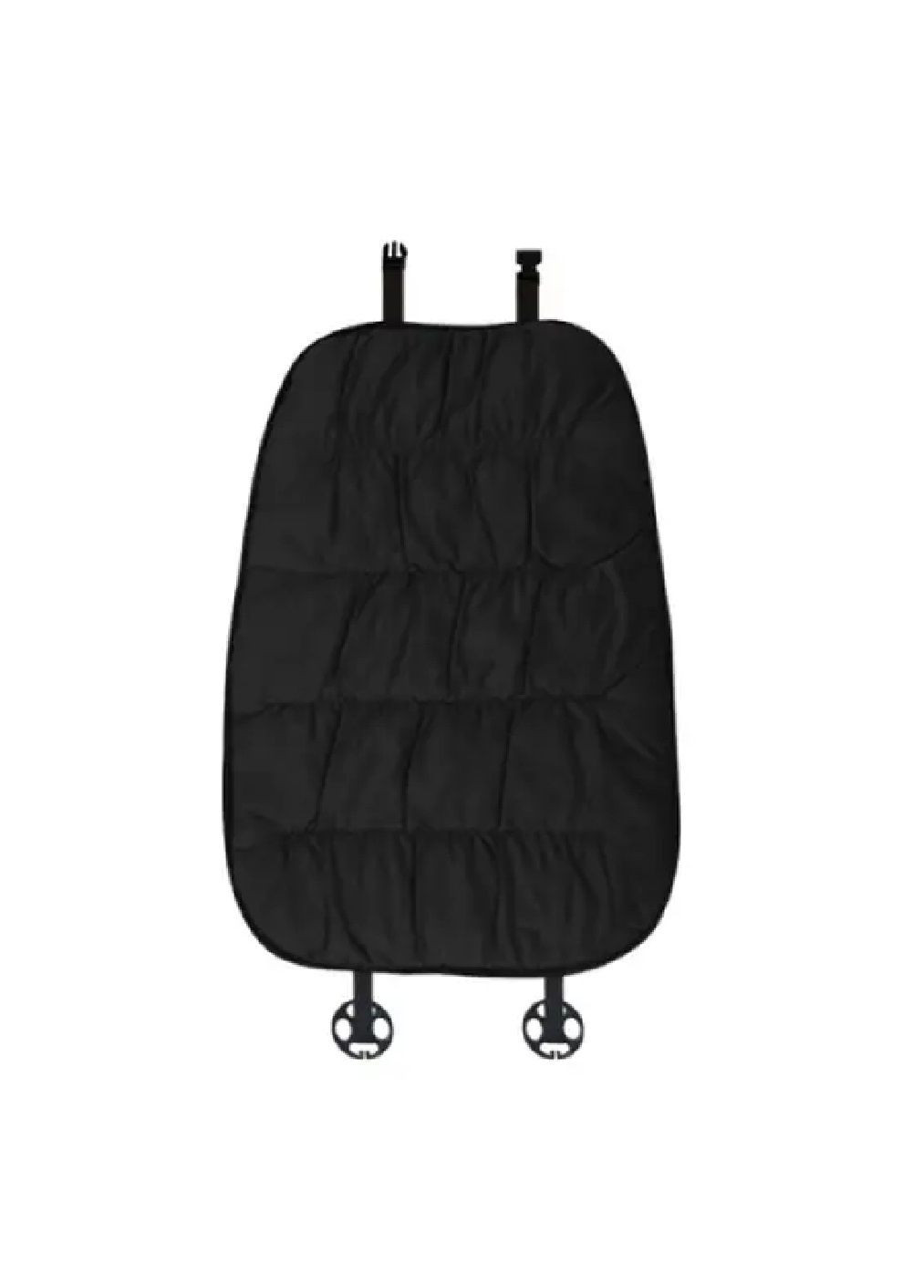 Накидка на спинку переднього сидіння в салон автомобіля з карабіном антиковзаючими елементами 65х43 см (479142-Prob) Чорна Unbranded (315916678)