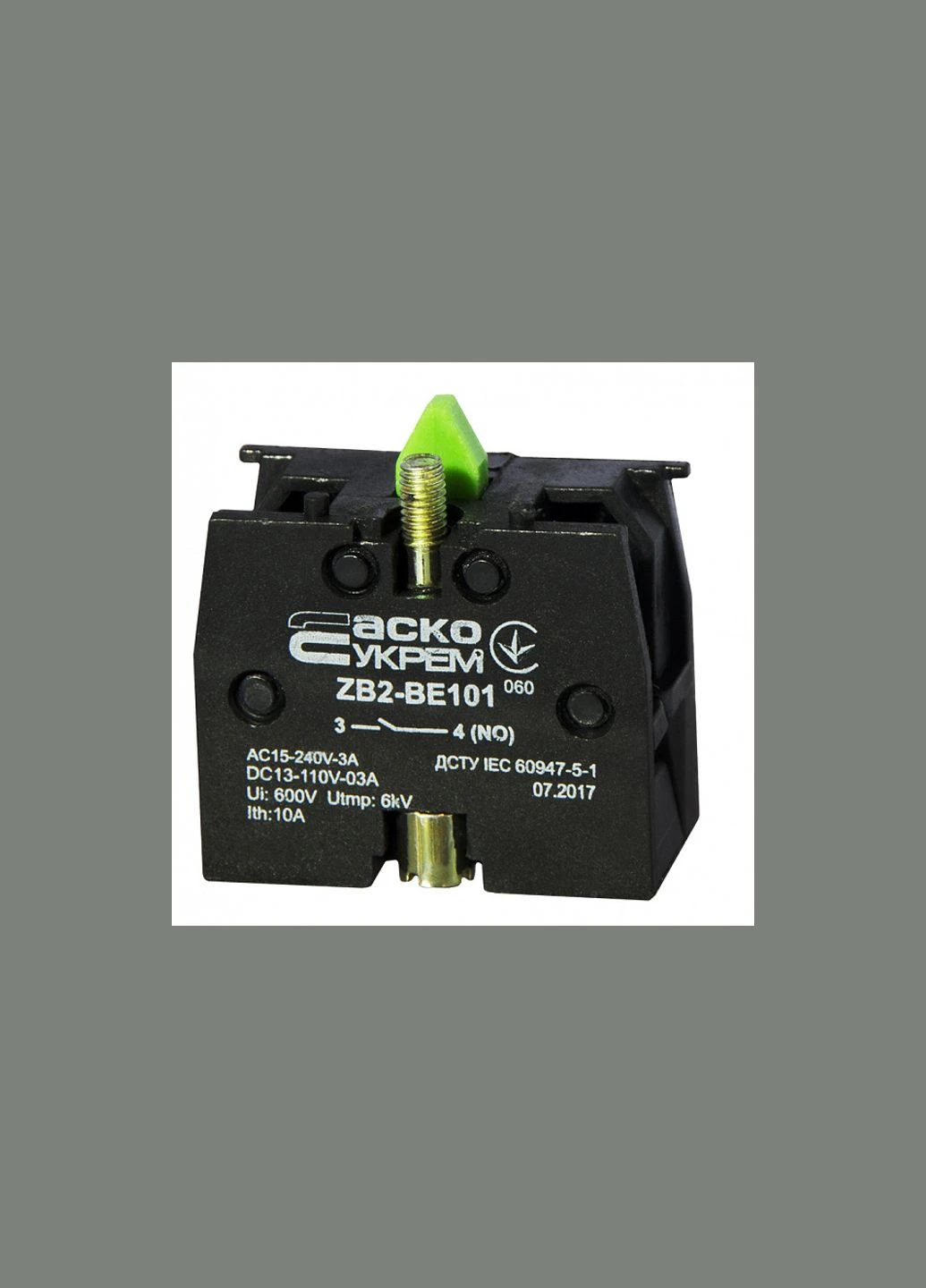 Контакт для кнопок XB2 1NO [A0140010025] ZB2-BE101 АСКО (344543388)