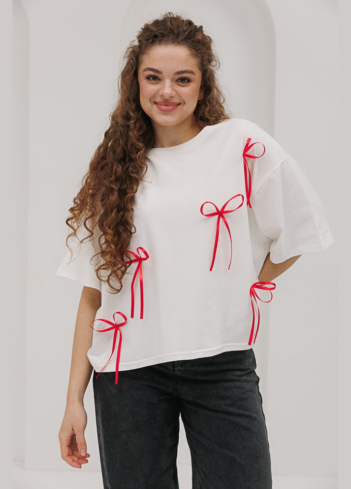 Жіноча футболка oversize Arjen - (291762008)