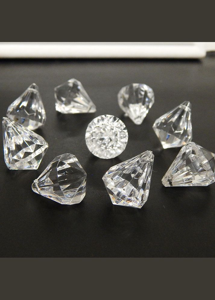 Кристал акриловий Діамант, підвіска з отвором, 24х18 мм No Brand (341730785)