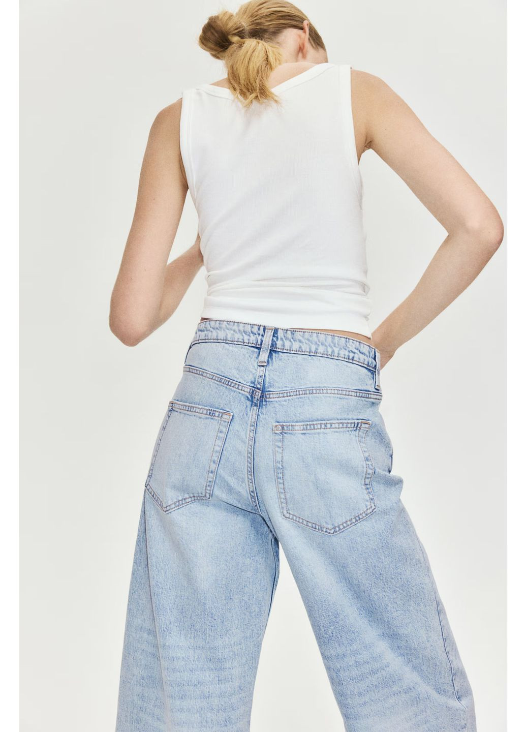 Широкие джинсы H&M - (356671090)