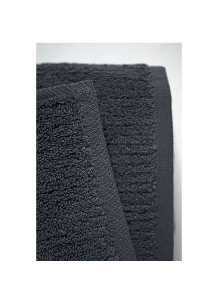 Lotus полотенце махровое home bold antrasit 90*150 серый производство -