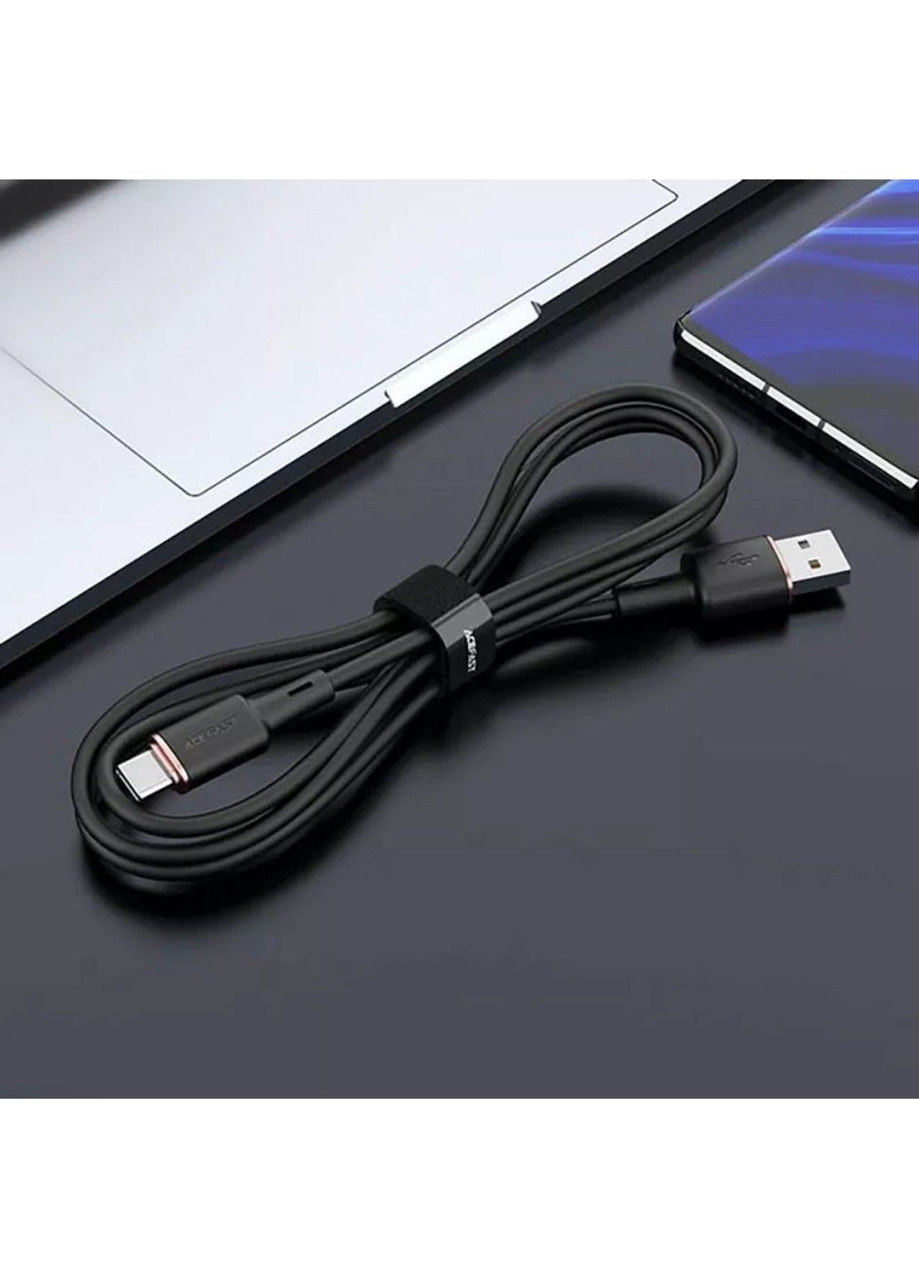 Дата кабель C2-04 USB-A to USB-C zinc alloy silicone (1.2m) Acefast (291879222)