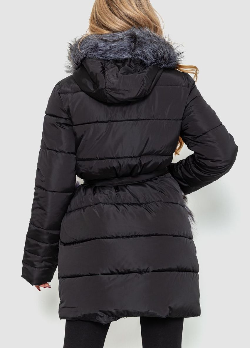 Чорна демісезонна куртка жіноча, колір темно-синій, Ager