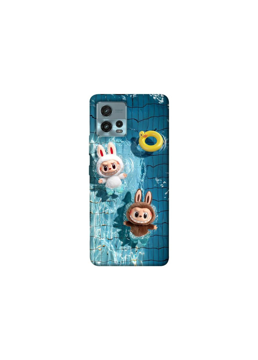 Чохол на Motorola Moto G72 Labubu in the pool Frontalka (354181672)