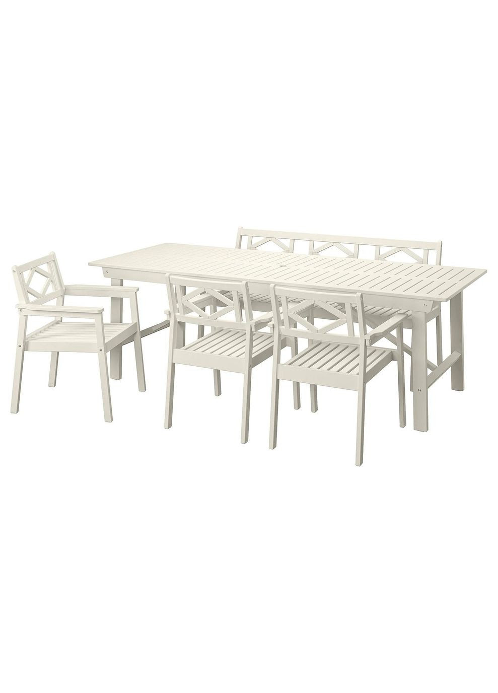 Стіл + 3 крісла з підлокітниками + журнальний столик ІКЕА BONDHOLMEN (s29549683) IKEA (293814844)