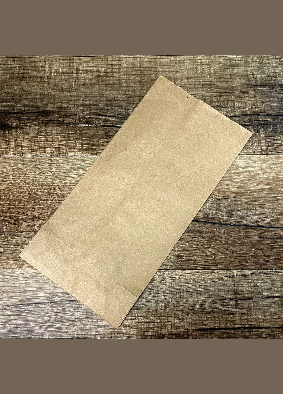 Пакет бумажный бурый крафт 100*70*230 No Brand (322921485)