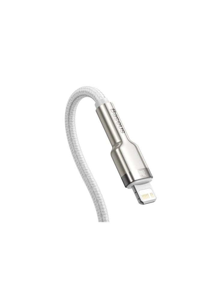 Дата кабель (m481449) Baseus USB-C to Lightning 1.0m Cafule Metal PD 20W white (367063388)