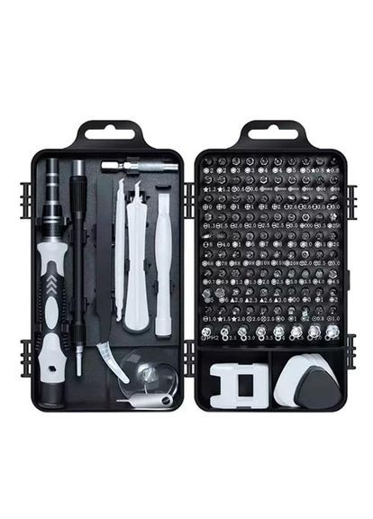 Набір інструментів 115в1 для ремонту електроніки, викрутка з 98 бітами, 101030 No Brand (373402662)