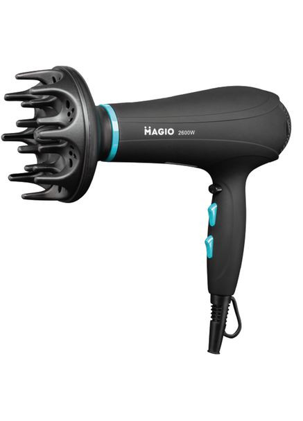 Фен MG-169 2600Вт/3 температурних режими/2 швидкості/холодне повітря/дифузор. Magio (362212377)