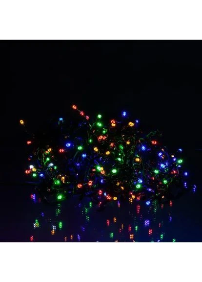 Уличная гирлянда Бахрома 20 м 335 LED гирлянда штора черный провод Мультиколор 20MBML Garlando (396558777)