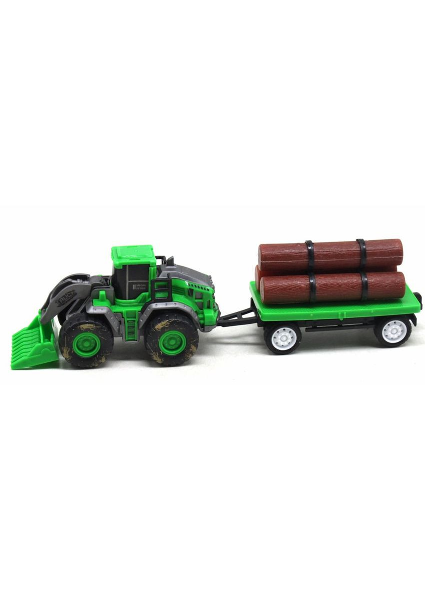 Трактор із причепом інерційний (зелений) MIC (294727045)