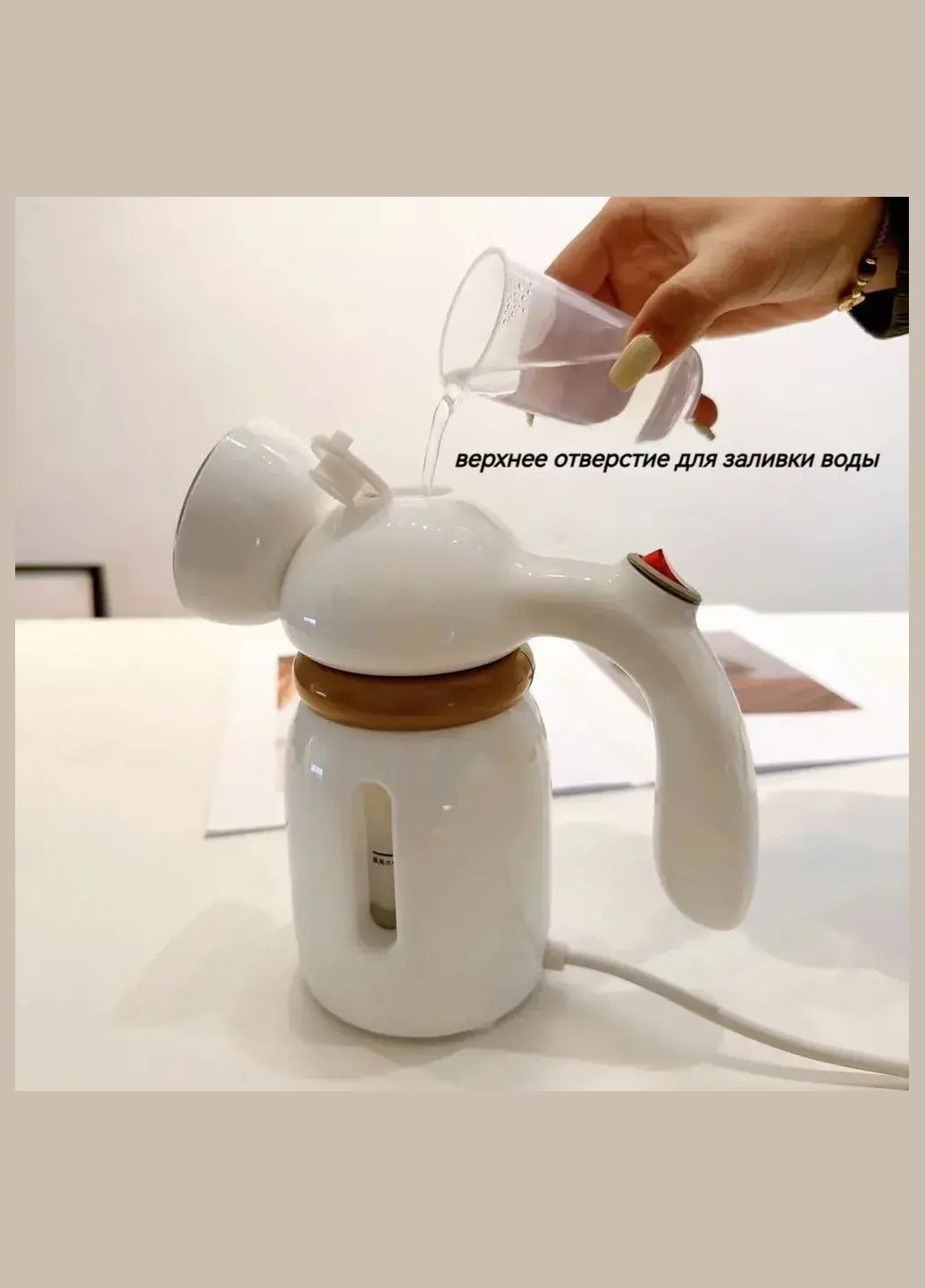 Ручний відпарювач 150мл вертикальний MD2102 800W / пароочисник для одягу Digital (370977087)