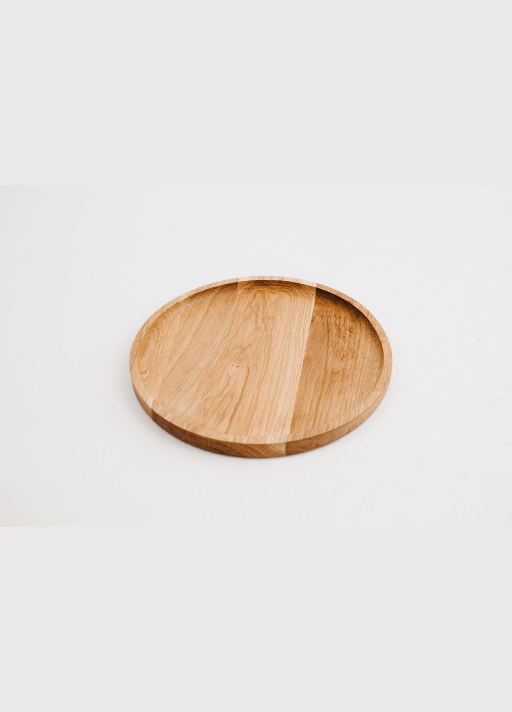 Менажница тарелка круглая дуб 25 см Carpathian Products (280928255)