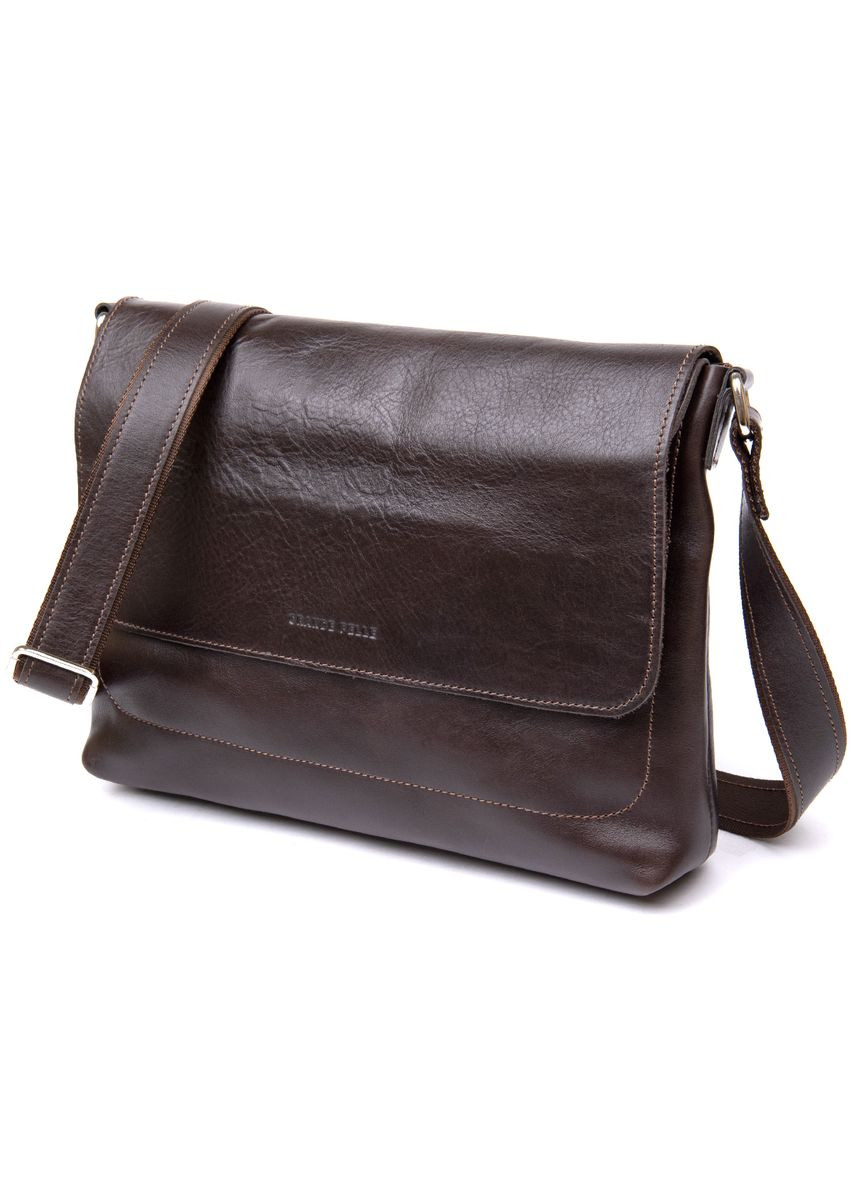 Шкіряна чоловіча сумка 11430 Grande Pelle (331913437)