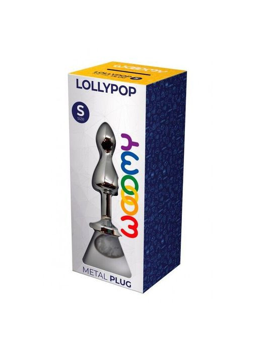 Анальна пробка Lollypop Double Ball Metal Plug S Wooomy (294182154)