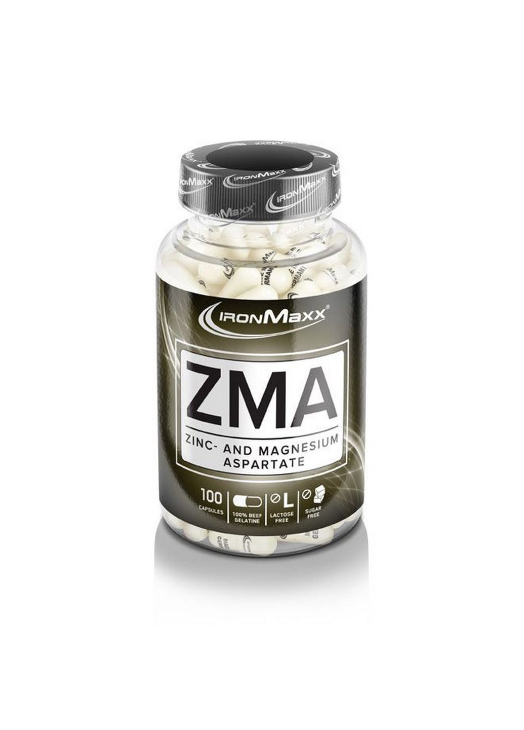 Стимулятор тестостерона ZMA, 100 капсул Ironmaxx (293421646)