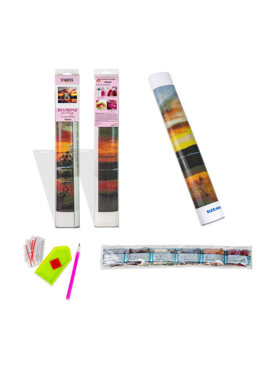 Алмазная мозаика для взрослых и детей от 8 лет Замок залитый солнцем хлопковая для дома см Strateg (362436728)