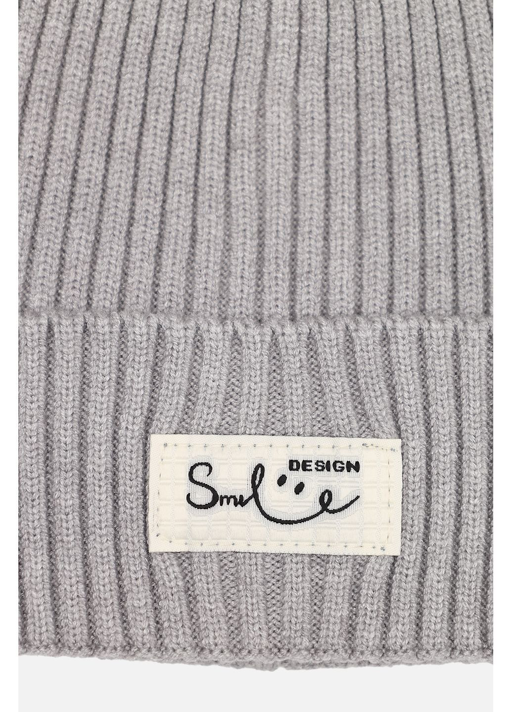 Шапка для девочки цвет серый CB-00283331 Yuki (362185010)