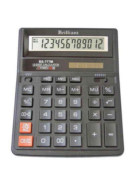 Калькулятор " " /BS-777M/ настол.12-разр,2 пам.205*159 Brilliant (367752529)