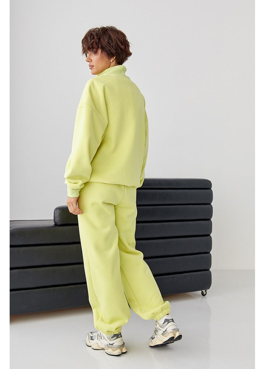 Утепленный спортивный костюм с джогерами и свитшотом Lurex Спортивный костюм (370381264)