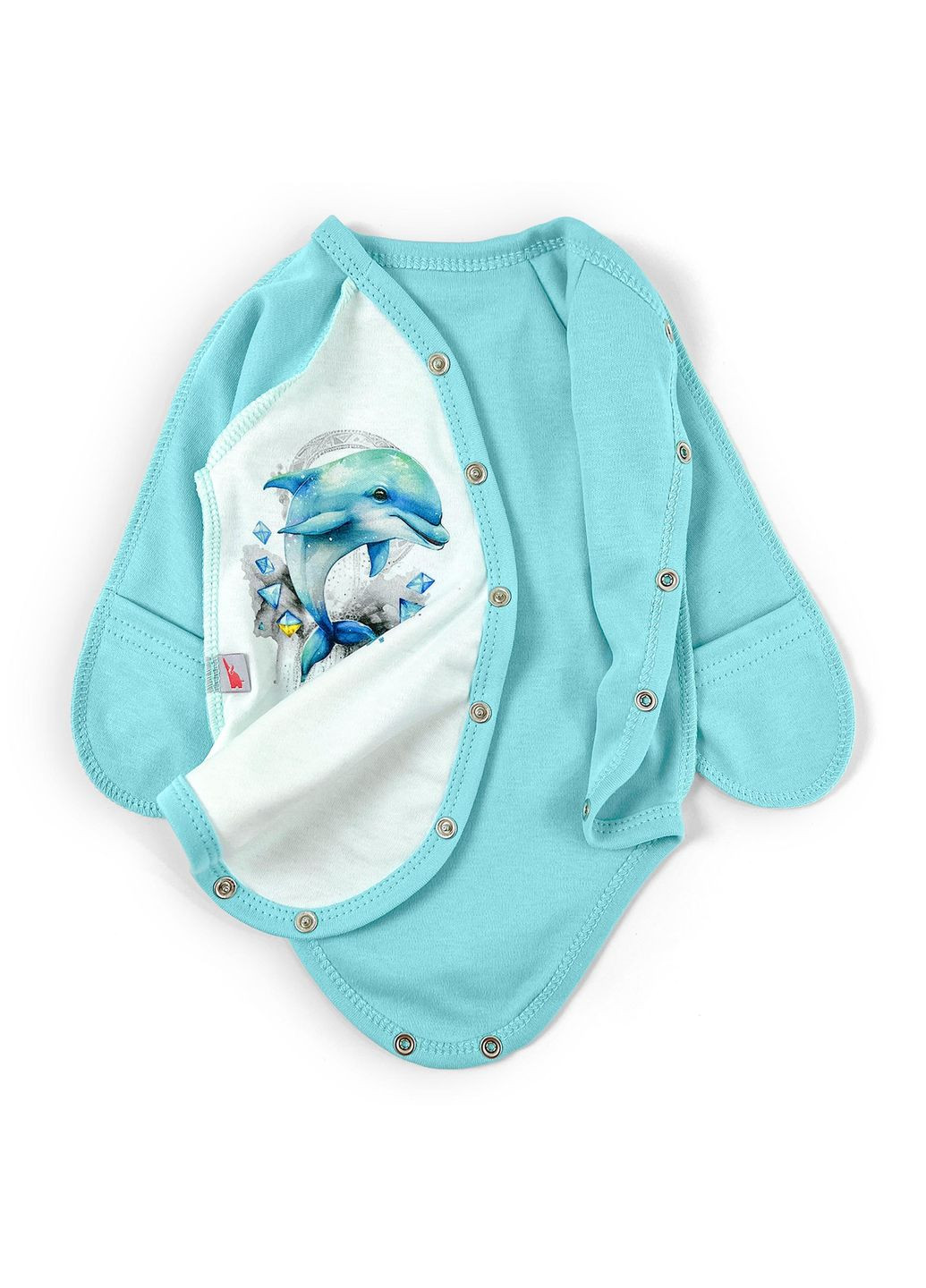 Боді для новонароджених з малюнком дельфін Breeze Tunes (318920431)