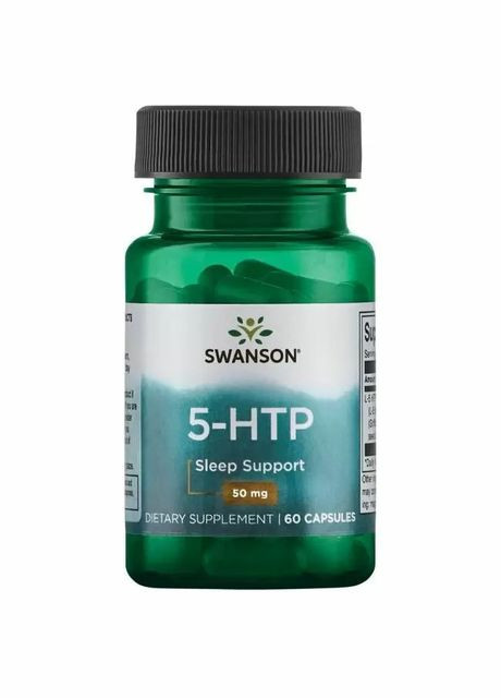 5-НТР 50 мг L-5 гидрокситриптофан поддерживает психическое и эмоциональное здоровье 60 капсул Swanson (267320832)